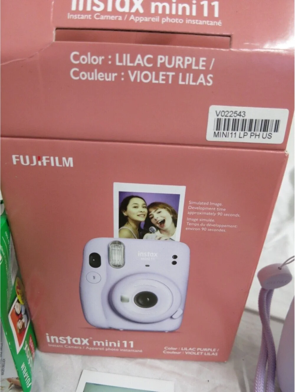 Fujifilm Instax Mini 11 Instant Camera Lilac Purple with film plus box